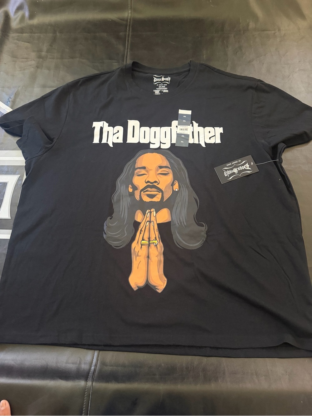 Tha Doggfather Graphic Tee - Black